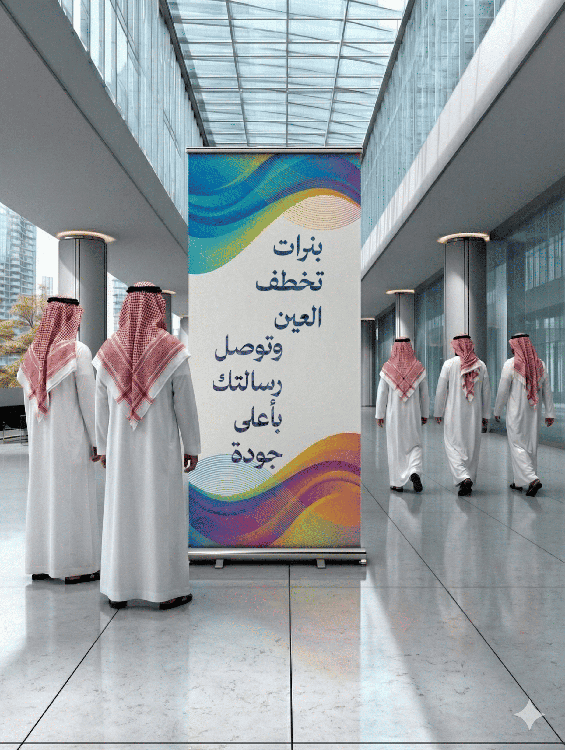 لافتة مضاءة